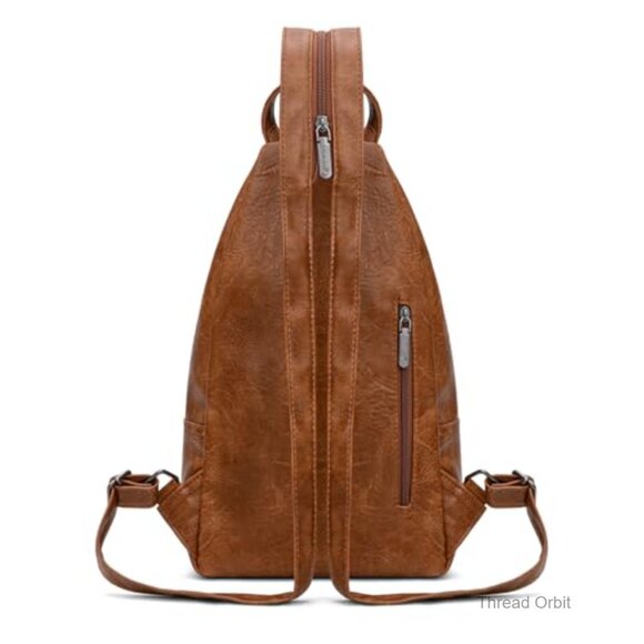 Vintage Convertible Backpack Purse with Adjustable Strap, 7 Pockets main image 6